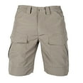 thumbnail image 4 of Lovskoo 2024 Men's Cargo Shorts Solid Color Hiking Shorts Quick Dry Work Shorts Casual with Multi-Pockets No Belt Khaki 3XL, 4 of 9