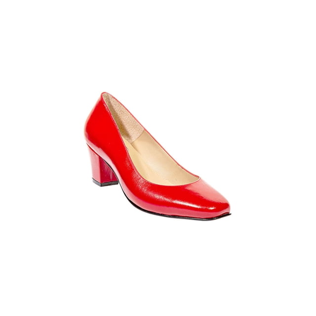 ZAPATILLAS TACONES VESTIR LEON DAMA MUJER ROJO PIEL CABRA 737 LEON 737