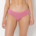 thumbnail image 1 of Ultrasoft Modal Hipster Panty with Lace Trim In Red Violet, 1 of 5