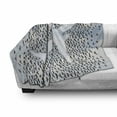 thumbnail image 3 of Travel Soft Flannel Fleece Blanket, Airplane in the Sky with Doves Bird Hummingbird Flock Adventure Vacation, Cozy Plush for Indoor and Outdoor Use, 60" x 80", Pale Blue Black White, by Ambesonne, 3 of 6