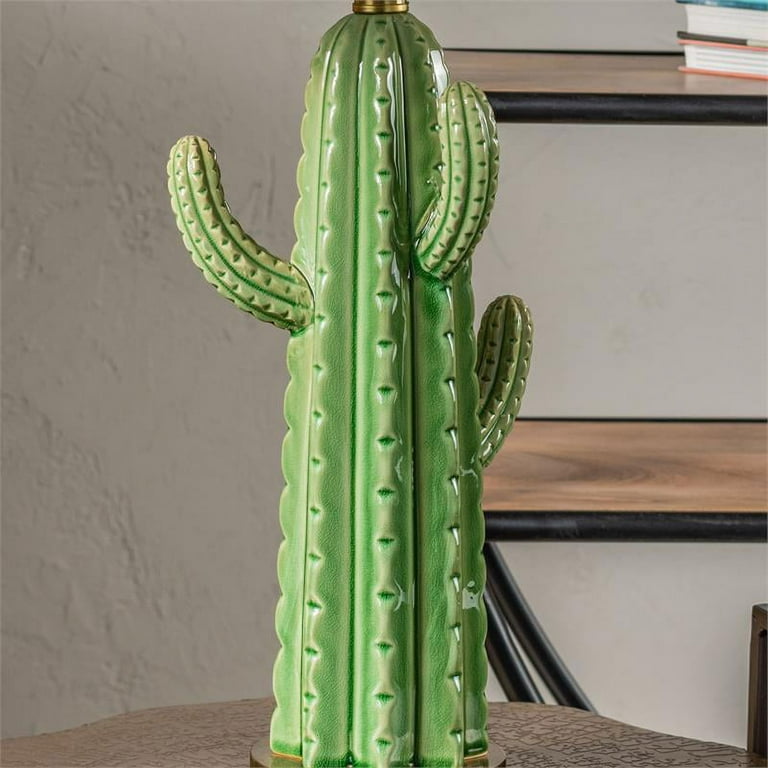 Nshan 27'' Green Cactus Table Lamp - Walmart.com
