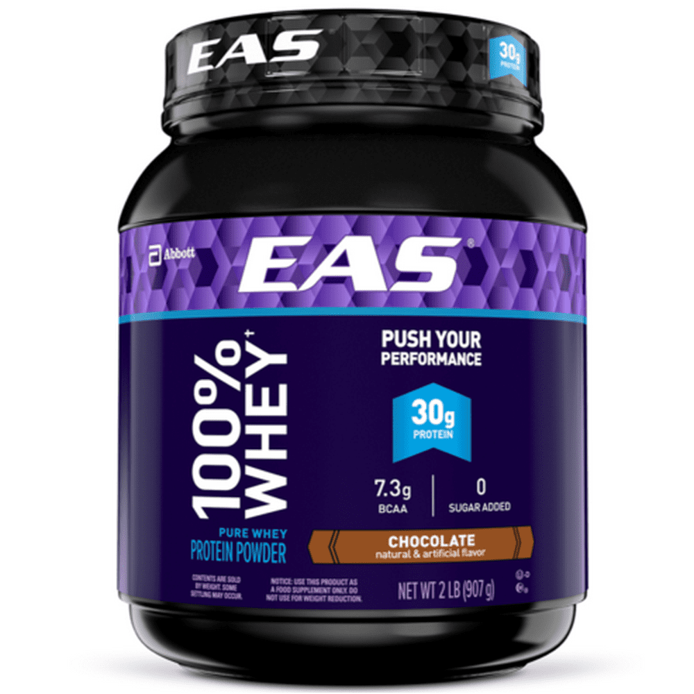 EAS 100 Whey Protein Powder, Chocolate, 30g Protein, 2 lb Walmart