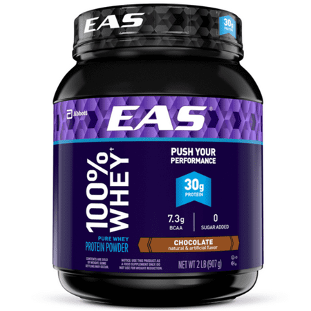 eas 100 whey protein powder chocolate 30g protein 2 lb walmart com