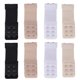 thumbnail image 1 of Xiao Hua 8 extensiones de pecho con texto suave para mujer, elásticas con 2 ganchos para sujetador, 9,9 x 3,3 cm (negro, blanco, beige y beige claro), 1 of 5