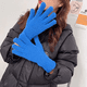 thumbnail image 5 of Guantes de punto de lana de color sólido para mujer, de invierno, cálidos, para estudiantes, ciclismo, a prueba de frío, con dedos abiertos y pantalla táctil, 5 of 6