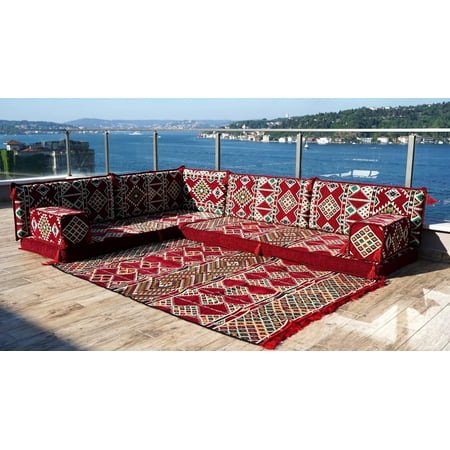 Burgundy Floor Cushions Sofa Arabic Majlis Turkish Sofa Set L Shaped Modular Sofa Arabic Floor Cushions Sofa Bed Sectionals for Living Room