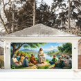 thumbnail image 2 of Dsscvnef Holiday Cheer Garage Festive Christmas Banner With Bright Colors Festive Design Perfect for Auto Enthusiasts Home Garages Easy Hanging Durable Material, 2 of 5