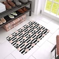 thumbnail image 1 of YUSDECOR Watercolor Boho Style Twigs and Feathers Doormat Rug Home Decor Floor Mat Bath Mat 30x18 inch, 1 of 3
