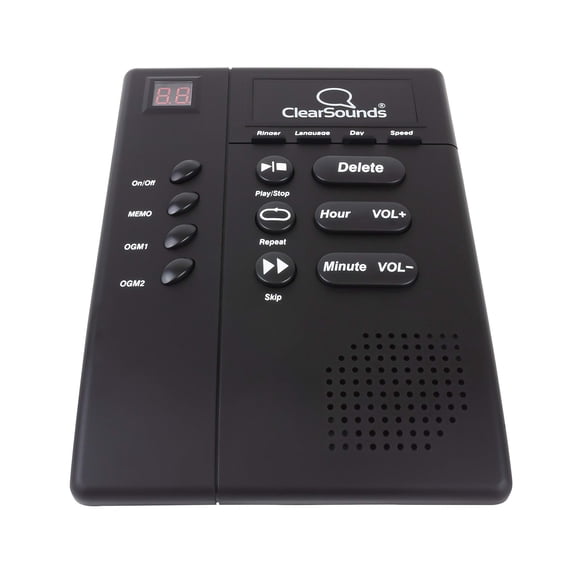 ClearSounds ANS3000 Amplified Digital Answering Machine w/ Slow Speech Message Playback