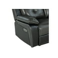 thumbnail image 2 of Global Furniture USA U5050 Blanche Charcoal & Black Fabric Reclining Loveseat, 2 of 2