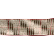 Melrose Plaid Christmas Wired Craft Ribbon - 4" x 10 Yards - Multi-Color