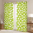 thumbnail image 2 of Feelyou Modern Lime Polkadots Curtains Pack of 2 (42x84 Each), Chic Fashion Abstract Curtains Blackout, Teens Kids Adult Women Bedroom Curtains, Window Curtains Bedroom Decor, 2 of 6