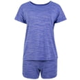 thumbnail image 2 of Fruit of the Loom Women's Soft and Breathable Short Sleeve Crew Top & Pajama Short Set, Sizes S-4X, 2 of 10