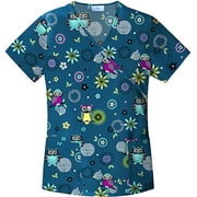 Hoo's There Mock Wrap Top