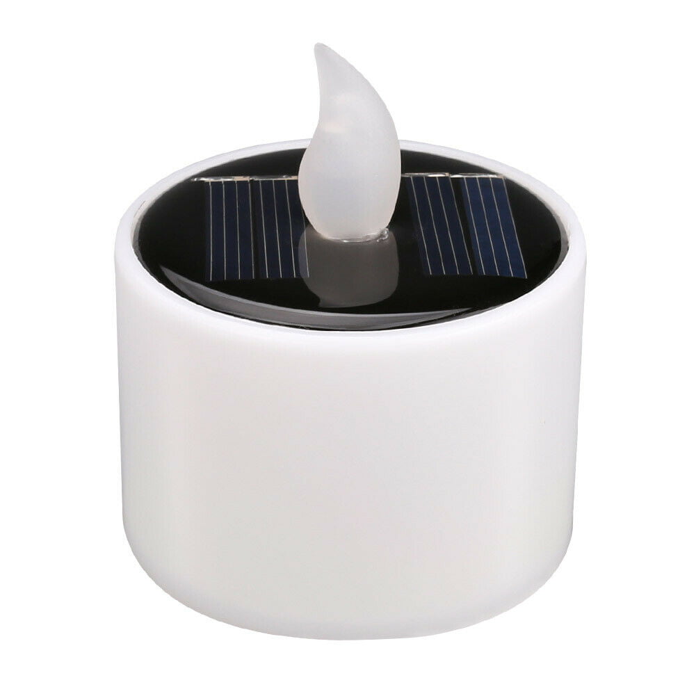 12pcs Solar Powered LED Candles Flameless Electronic Waterproof Tea Lights-Lamp 