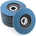 thumbnail image 1 of Compartimentos para discos │ azul │ 10 piezas │ Ø 125 mm │ grano 80 │ Acero inoxidable │ Discos abrasivos │ Discos de láminas, 1 of 5
