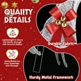 thumbnail image 2 of CZBZ Outdoor Christmas Yard Decorations, 3-Piece Lighted Set of 2 Reindeer & Sleigh, Weather Proof Christmas Outdoor Decorations with Pre-lit 270 LED Lights and Stakes for Xmas Holiday Indoor Decor, 2 of 11