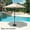 Beige, variant on 9FT Patio Umbrella 9 feet Market Umbrella Outdoor Table Umbrella with Crank, Auto Tilt and 3 Years Non-Fading Umbrella Canopy, Excellent Sun Protection Sun umbrella UPF 50+