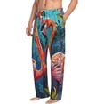 thumbnail image 6 of Sikiie Romantic Flamingo Pair Pajama Pants Men, PJ Bottoms, Sleep & Lounge Pants-XX-Large, 6 of 6