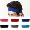 thumbnail image 3 of Visland 6Pcs/Set Women/Men Sweat Headbands, Elastic Non Slip Sweatband Headscarf for Sports and Travel, 3 of 8