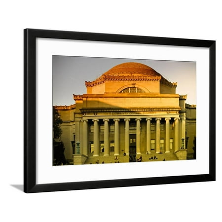Columbia University - College - Campus - Buildings and Structures - Manhattan - New York - United S Framed Print Wall Art By Philippe (Best Colleges In Manhattan)