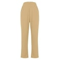 thumbnail image 5 of Women's Pants Women's Pants Casual Khaki Baggy Pants Women Women Loose Pants High Waist Pants Women with Pockets Fall Pants for Women, 5 of 6