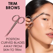 Japonesque Grooming Scissors for Facial Hair, Ear, Nose Eyebrow Trimming, Stainless Steel