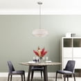 thumbnail image 4 of 52137-91 Livex Lighting Monroe - 4 Light Pendant In Timeless Style-16 Inches Tall and 18 Inches Wide-Brushed Nickel Finish    -Traditional, 4 of 14