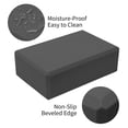 thumbnail image 2 of GOGO 6 Pack Yoga Blocks Eva Foam Soft Non-Slip, High-Density Black Yoga Bricks for Pilate Meditation Stability Balance, 2 of 8