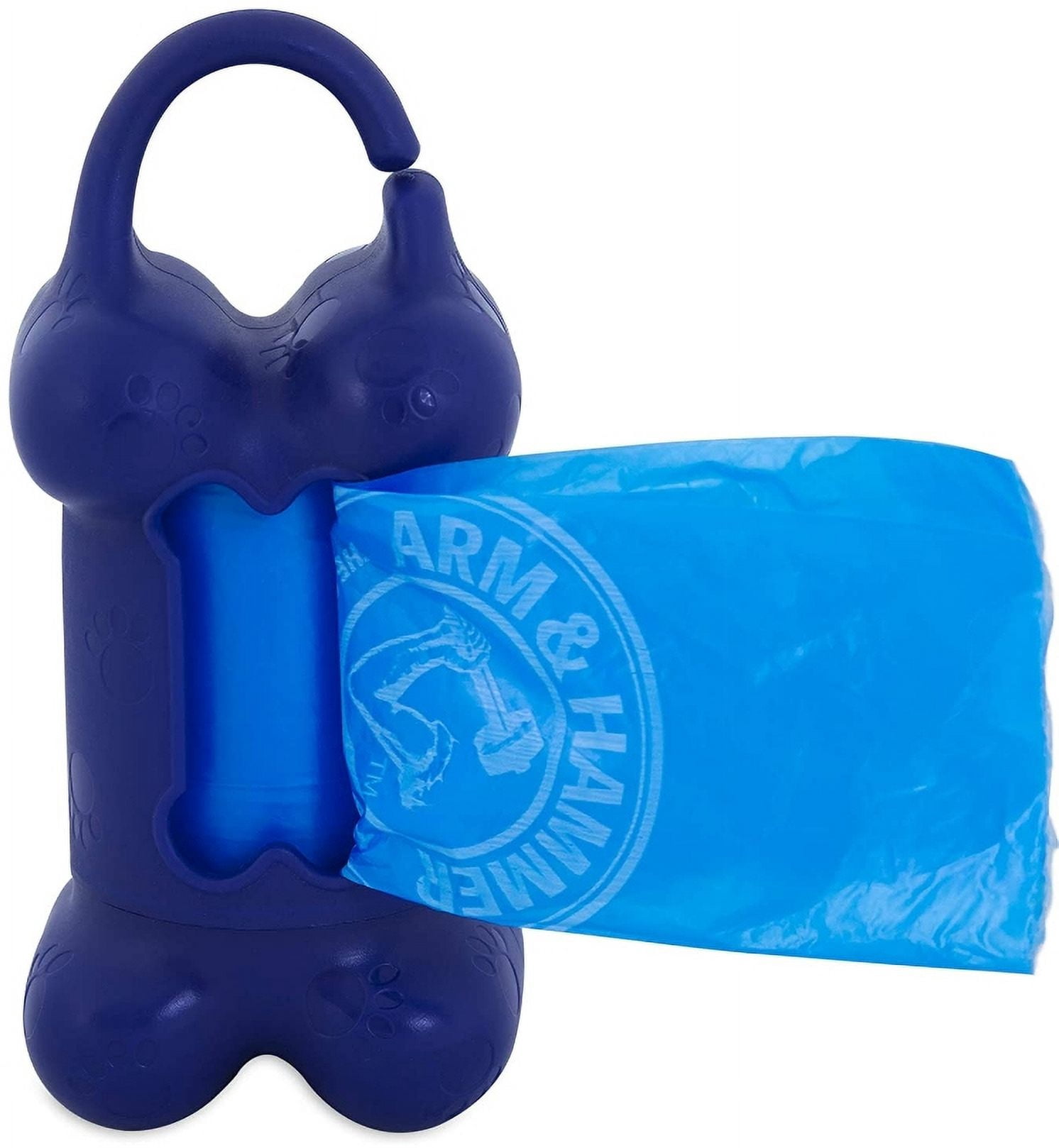 Arm and Hammer Waste Bag Bone Dispenser Assorted Colors [Dog Poop Bags, Dog Supplies] 6 count