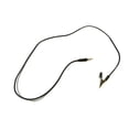 thumbnail image 1 of Connecting Lead, Black, 40" - Alligator Clip and 4mm Plug Ends - Eisco Labs, 1 of 3