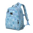 thumbnail image 2 of Blue Dog Paw Footprint Backpack for School,Cute School Bag,Schoolbag with Adjustable Shoulder Straps & Padded Back,15.25"x11.5"x5.25", 2 of 6