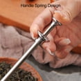 thumbnail image 4 of YAOMOBB Press Open Lid Tea Strainer Stainless Steel Tea Strainer Reusable Filter for Loose Leaf Tea Easy to Use with Long Handle, 4 of 5