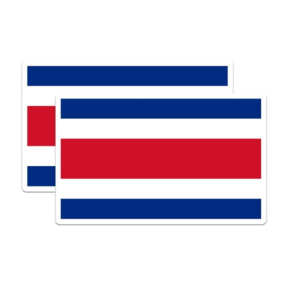 (2 Pack) Costa Rica World Flag Magnets - Pride - 5" On Longest Side - Premium Magnet - Choose from Over 200 Countries - for Cars, Refrigerators, Toolboxes, Lockers- Made in USA - MAG0851