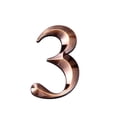 thumbnail image 2 of 5Pcs Modern House Numbers, Fufafayo Modern House Numbers, Mailbox Numbers 0-9 Self-Adhesive, Metal Address Numbers for Street Door Home, Decorative Sign for Outside or Inside, Easy Install Black, 2 of 3