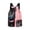 Pink, variant on Drawstring Backpack, Mesh Separated Wet Pocket Beach Bag, Portable Waterproof Swim Gym Sack With Water Bottle Holders