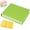 Green, variant on Thickened Color Brick Notebook A5 720-Page Colorful Hardcover Journal with PU Leather Cover Solid Color Pages Thick 80gsm Paper Ribbon Bookmark Writing Ruled Notebook for Office School (Yellow)