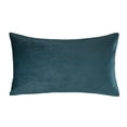 thumbnail image 6 of Phantoscope Designer's Choice Decorative Throw Pillow Bundle Set, Blue Gradient Silky Velvet Series Covers with inserts, 12" x 20", 4 Pack, 6 of 7