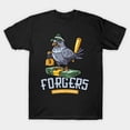 thumbnail image 1 of Pigeon Forge Forgers Colorful Minor League Baseball Team Logo Unisex T-Shirt, sizes up to 3XL, 1 of 4