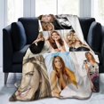 thumbnail image 1 of Jennifer Actress Aniston Printed Blanket Throw Lightweight Super Soft Micro Fleece Throw Blankets, 1 of 5