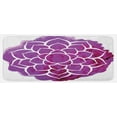 thumbnail image 1 of Purple Mandala Kitchen Mat, Watercolor Lotus Flower Yoga Boho Style Painbrush Art, Plush Decorative Kitchen Mat with Non Slip Backing, 47" X 19", Fuchsia White, by Ambesonne, 1 of 1