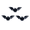 3Pcs Halloween Hanging Fake Bats#3, variant on Halloween Simulation Hanging Bats Realistic Looking Scary Bats,Fake Rubber Hanging Vampire Bats for Halloween Party Favors and Decoration,Haunted House