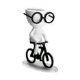 thumbnail image 1 of Vaidha People Coffee, Succulent Planter, Bicycle Planter - Plat Pot With Drainage - People Planter - Cute Planter, 1 of 1