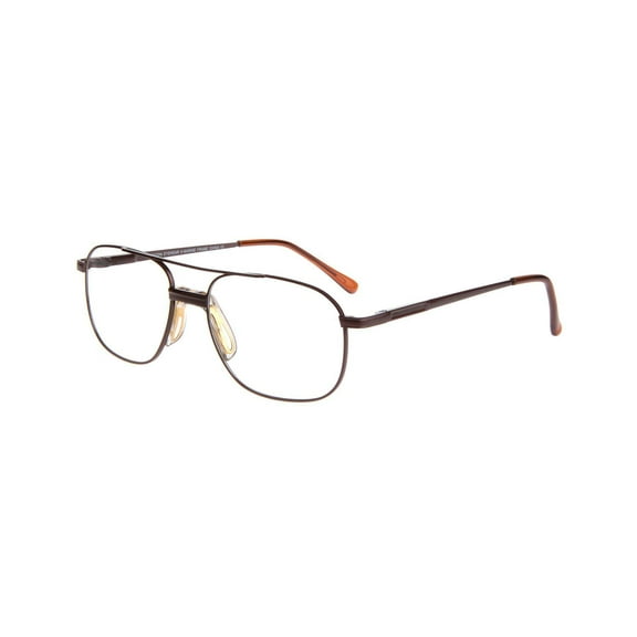 NEW HORIZON Eyewear Brown MARINE Aviator Eyeglasses 58/18/145