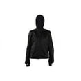 thumbnail image 2 of Dealer Leather  Womens Textile Jacket with Black Hoodie, Gold Wings & Heart - Medium, 2 of 4