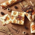 thumbnail image 5 of Fall Decorations Gifts Wrapping Paper,27.56x19.69 Inch Pumpkins Maple Leaf Themed Decor Packaging Material,Perfect for Fall Party Gifts Making & Home Craft, 5 of 8