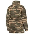 thumbnail image 3 of Women's G-III 4Her by Carl Banks Camo Boston Red Sox Sherpa Quarter-Zip Jacket, 3 of 4