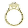 thumbnail image 3 of Unique Moments 1.50 Ct Lab Grown Split Shank Cushion Halo Diamond Engagement Ring 14K Yellow Gold, 3 of 7