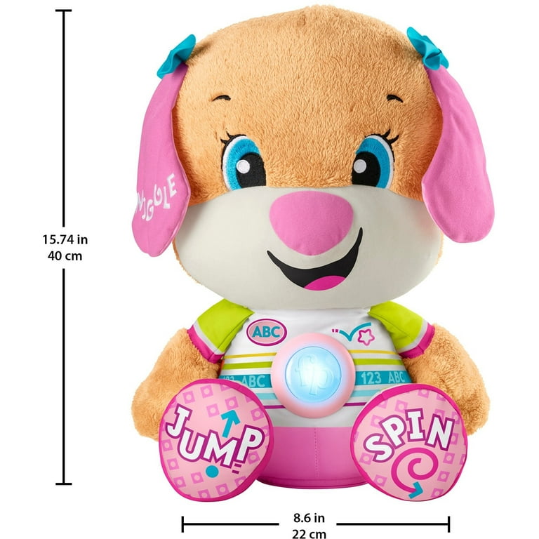 Fisher Price Laugh Learn So Big Sis Toddler Musical Plush Toy with Smart Stages Learning Walmart