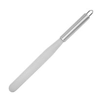 geerera Cake Tools Stainless Steel Cream Spatula Scraper Leveling Knife Stirring Knife DIY Baking Tools 8in